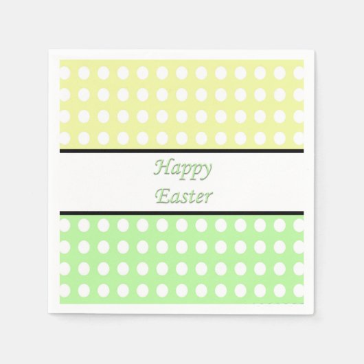 Serviette En Papier Joyeux Pâques (Devant)