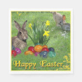 Serviette En Papier Joyeux Pâques (Devant)