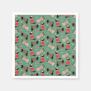 Serviette En Papier Joyeux Pawlidays Labrador Retriever Dogs