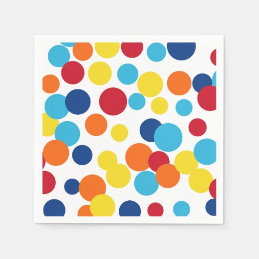 Serviette En Papier Joyeux points serviettes (Devant)