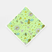 Serviette En Papier joyeux printemps (Coin)