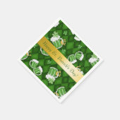 Serviette En Papier Joyeux Saint Patrick's Day Green Beer Napkins (Coin)