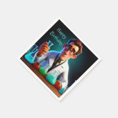 Serviette En Papier Joyeux scientifique anniversaire (Coin)