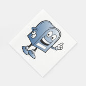 Serviette En Papier Joyeux serviettes de boîte aux lettres (Coin)