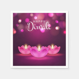 Serviette En Papier Joyeux serviettes Diwali