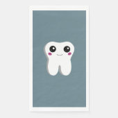 Serviette En Papier Joyeux sourire Dental Tooth Cute (Devant)