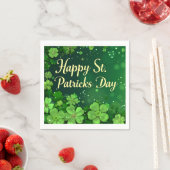 Serviette En Papier Joyeux St. Patrick's Day Paper Napkin (En situation)