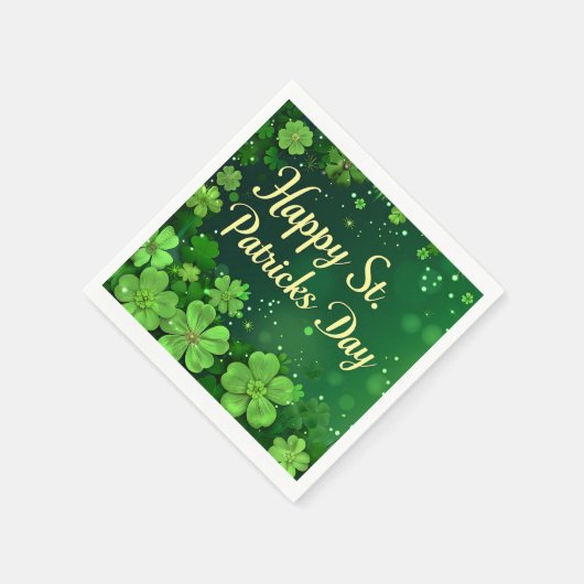Serviette En Papier Joyeux St. Patrick's Day Paper Napkin (Coin)