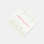 Serviette En Papier JOYEUX VACANCES Bonbons Sprinkles Joyeux Noël Fun (Coin)