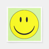 Serviette En Papier Joyeux visage (Devant)