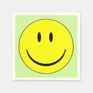 Serviette En Papier Joyeux visage