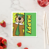 Serviette En Papier Joyeux Yogi Bear (En situation)