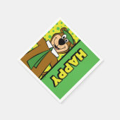 Serviette En Papier Joyeux Yogi Bear (Coin)