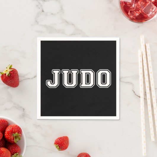 Serviette En Papier Judo (En situation)