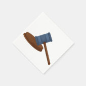 Serviette En Papier Juges Gavel Papier Napkins (Coin)