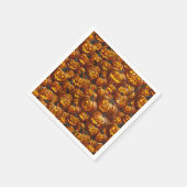 Serviette En Papier Jumble de Jack-o-Lanterns (Coin)