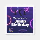 Serviette En Papier Jump Anniversaire (Devant)
