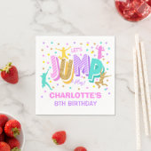 Serviette En Papier Jump Anniversaire des serviettes personnalisées (En situation)