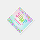 Serviette En Papier Jump Trampoline Anniversaire Fête Fournitures Déco (Coin)