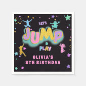 Serviette En Papier Jump Trampoline Jouer à la fête d'anniversaire (Devant)