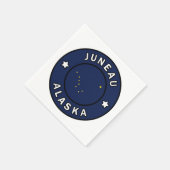 Serviette En Papier Juneau Alaska (Coin)