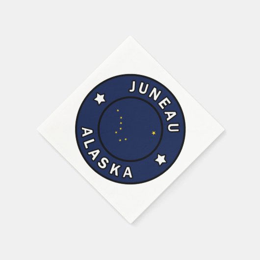 Serviette En Papier Juneau Alaska (Coin)