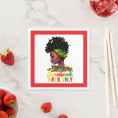 Serviette en papier Juneteenth (En situation)
