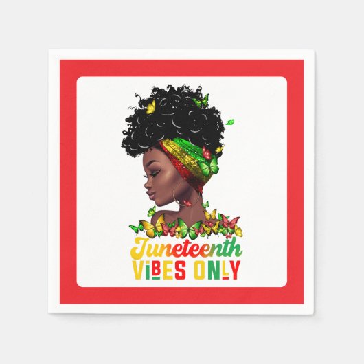 Serviette en papier Juneteenth (Devant)