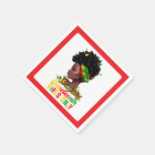 Serviette en papier Juneteenth (Coin)