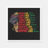 Serviette En Papier Junetten Dream Lead Combattez comme la liberté noi (Devant)