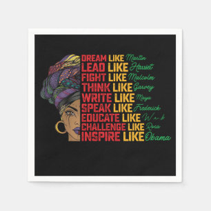 Serviette En Papier Junetten Dream Lead Combattez comme la liberté noi