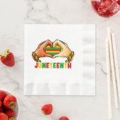 Serviette En Papier Junetten Heart (En situation)