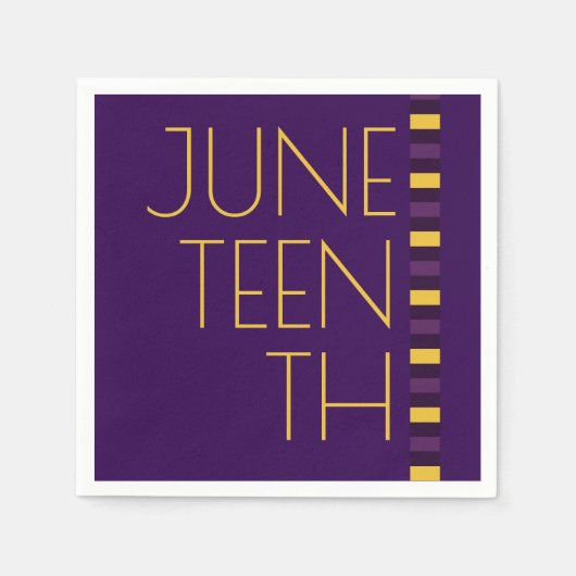 Serviette En Papier Junetten Purple Jaune Celebration serviettes (Devant)