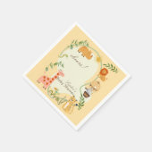 Serviette En Papier Jungle Animal Safari Adventure Awaits (Coin)