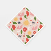 Serviette En Papier Jungle céleste (Coin)