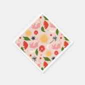 Serviette En Papier Jungle céleste (Coin)