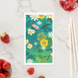 Serviette En Papier Jungle imaginaire 1