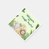 Serviette En Papier Jungle Party Custom Paper Napkins (Coin)