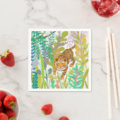 Serviette En Papier Jungle Roar - Tigre (En situation)