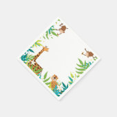 Serviette En Papier Jungle Safari Animaux Party Napkins (Coin)