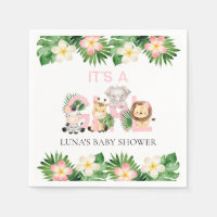 Jungle Safari C'est un Baby shower de fille