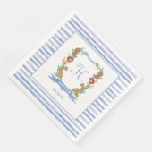 Serviette En Papier Jungle Safari Crest Boy Baby shower (Coin)