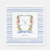 Serviette En Papier Jungle Safari Crest Boy Baby shower serviettes (Devant)