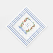Serviette En Papier Jungle Safari Crest Boy Baby shower serviettes (Coin)
