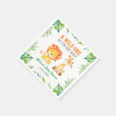 Serviette En Papier Jungle Safari Garçon sauvage Un Baby shower saupou (Coin)