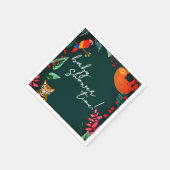 Serviette En Papier Jungle Wildlife Baby Shower (Coin)