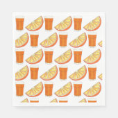 Serviette En Papier Jus d'agrumes frais pressé JO tranche de fruits d' (Devant)