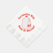 Serviette En Papier Jus de lait (Coin)