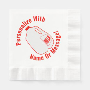 Serviette En Papier Jus de lait