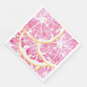 Serviette En Papier Jus Gem Texas Pink Grappe Partie Citrus (Coin)